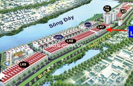 Bán đất KĐT Tài Tâm Riverside - Diện tích 81m2. Hướng Đông mặt QL1A